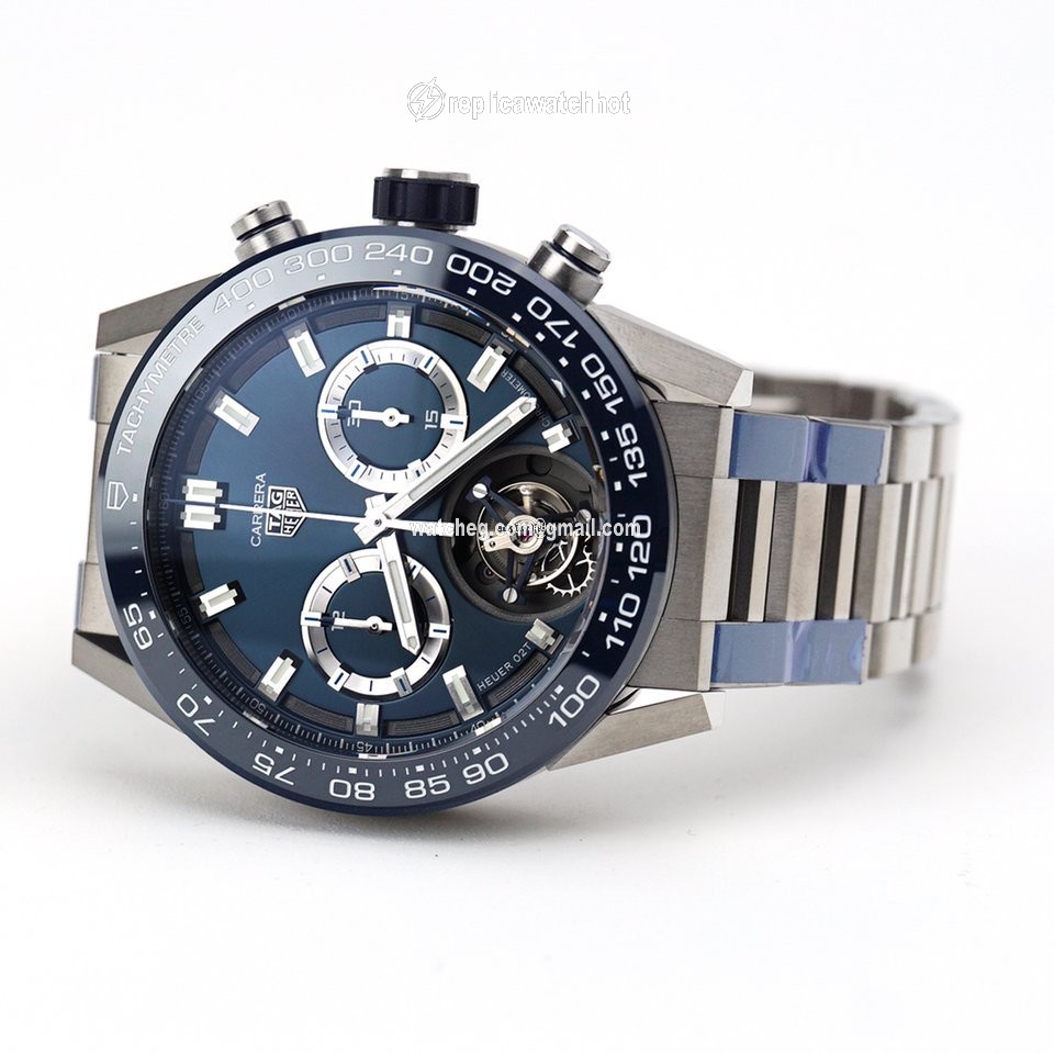 TAG Heuer Carrera Heuer-02T Mens watch Unisex Automatic Titanium CAR5A8C.BF0707 2