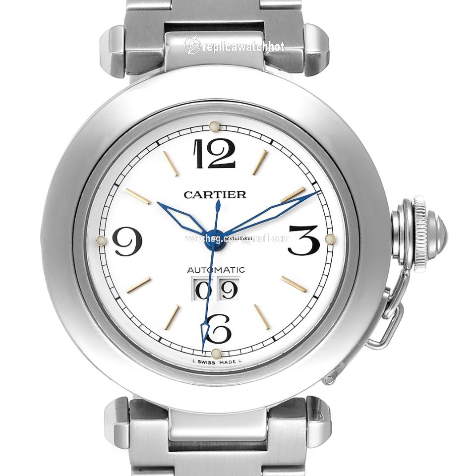 Cartier Pasha C Mens watch Unisex Automatic Steel W31044M7 2