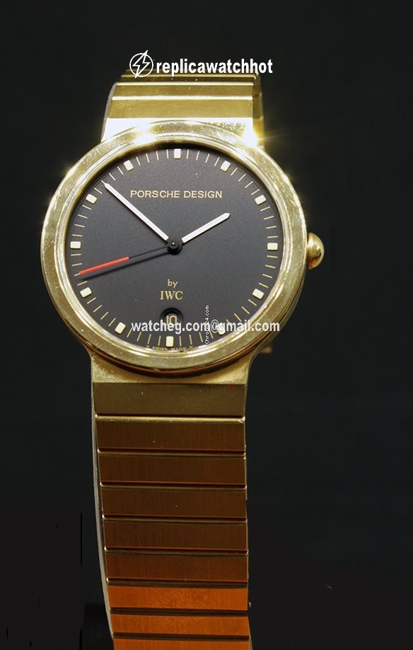 Porsche Design Flat Six Womens watch Quartz Yellow gold IWC 9635-001 2