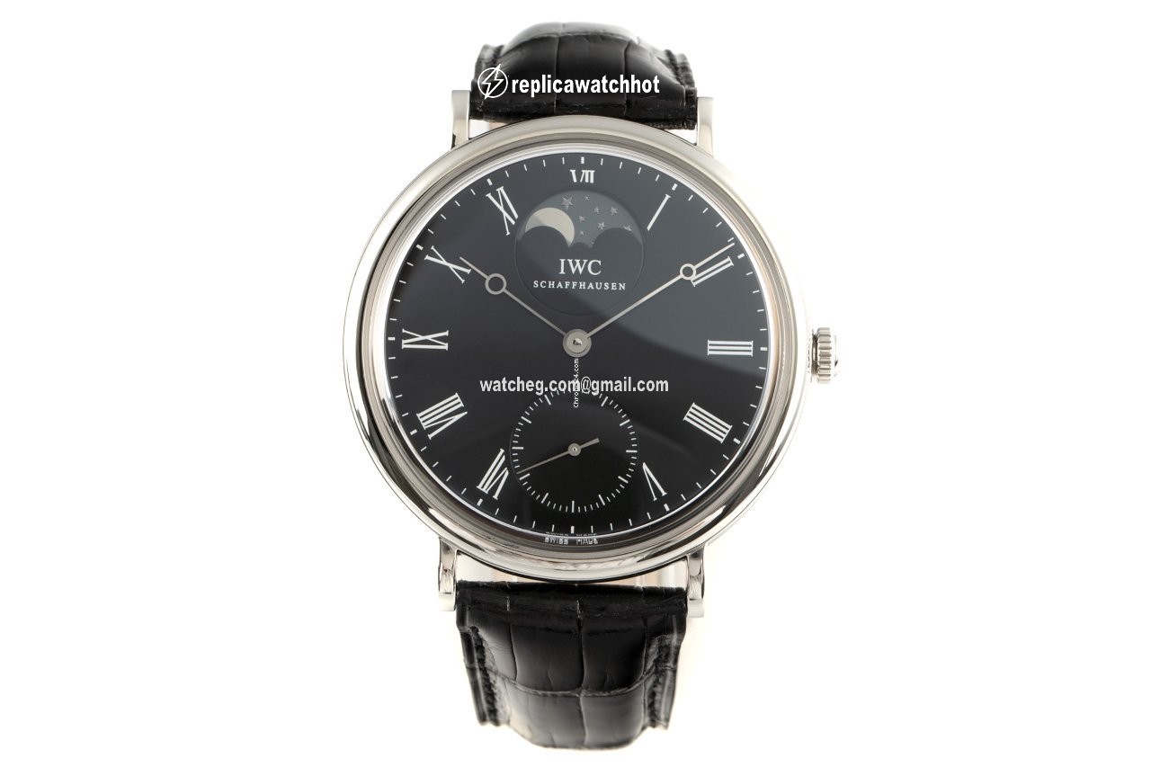 IWC Portofino Hand-Wound Mens watch Unisex Manual winding Steel 5448 2