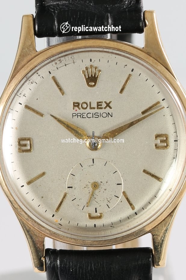 Rolex Oyster Precision Mens watch Unisex Yellow gold Manual winding 12868 2