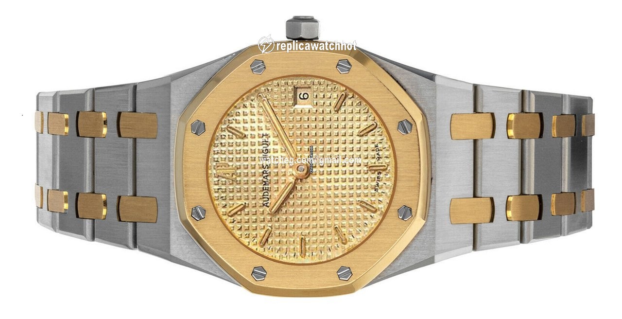 Audemars Piguet Royal Oak Mens watch Unisex Quartz Gold Steel 56175SA 2