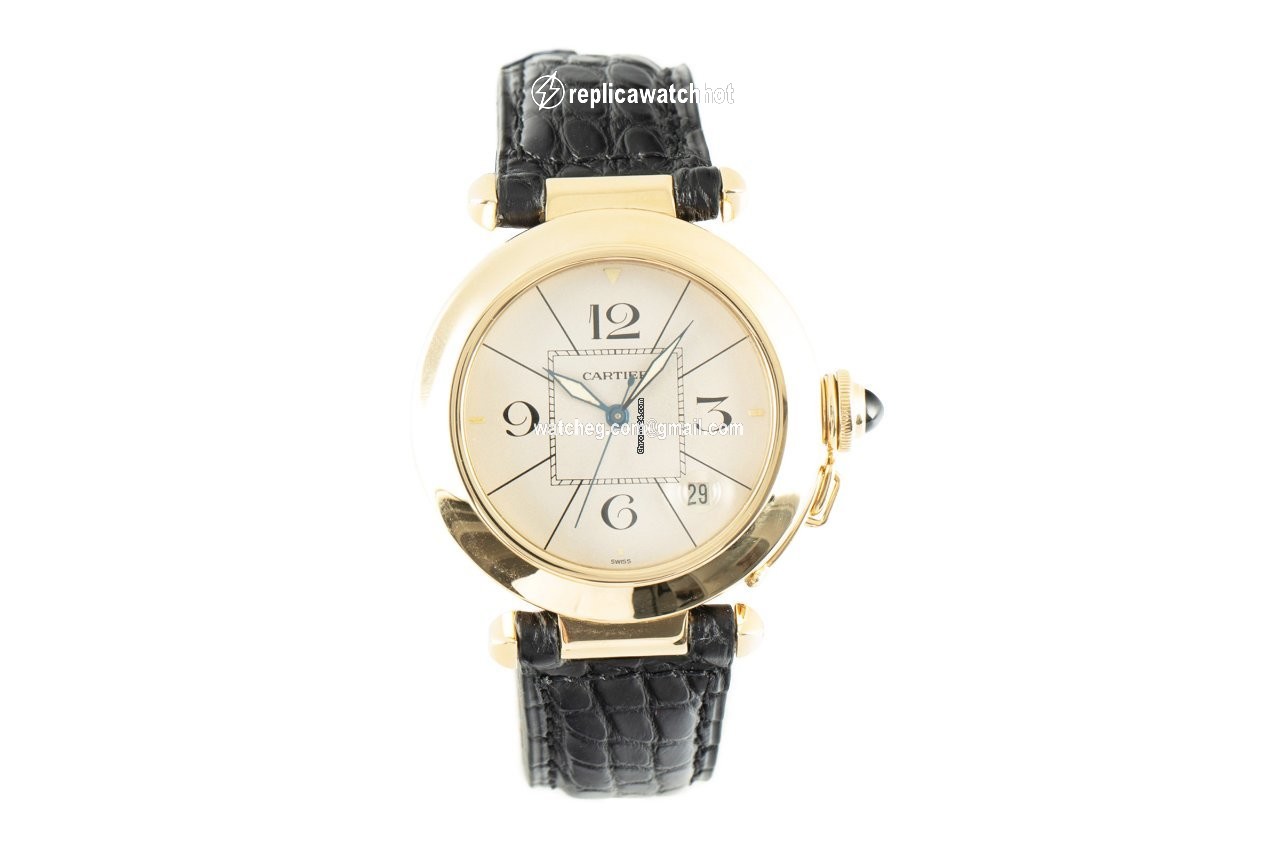 Cartier Pasha Mens watch Unisex Automatic Yellow gold 1990 2