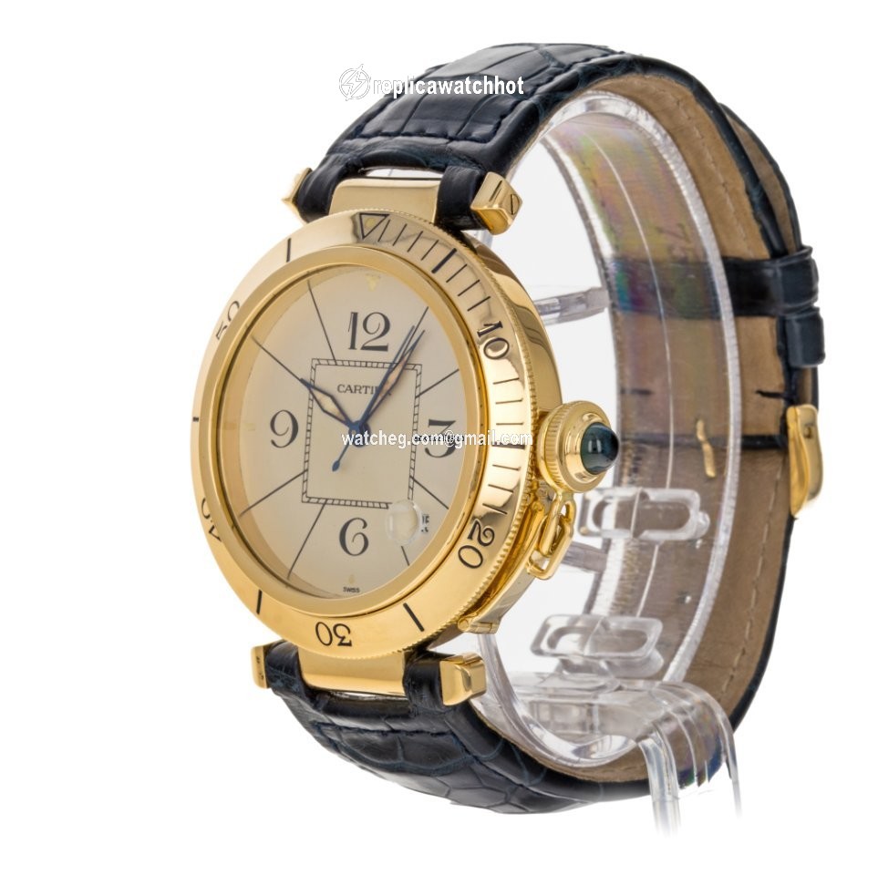 Cartier Pasha Mens watch Unisex Automatic Yellow gold 1020 2