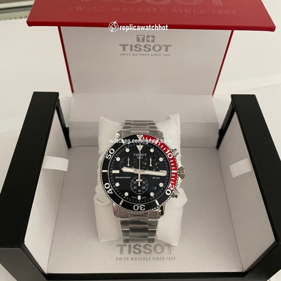 Tissot Seastar 1000 Mens watch Unisex Quartz Steel T120.417.11.051.01 2