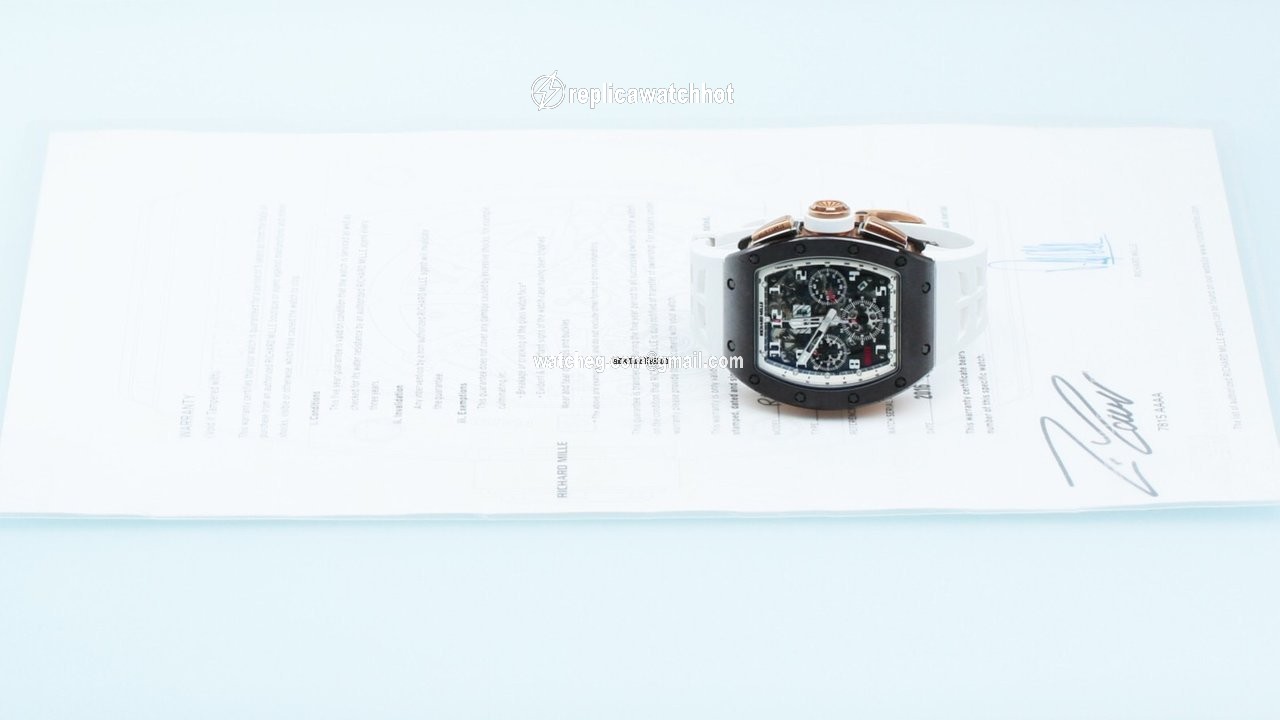Richard Mille RM 011 Mens watch Unisex Automatic Ceramic RM011 AO RG-TZP-Z 2