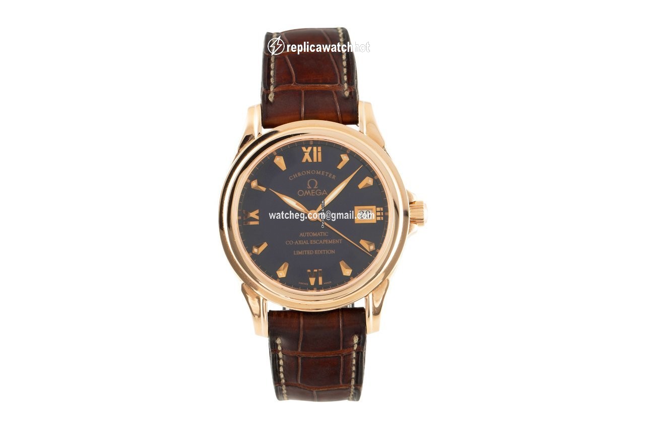 Omega De Ville Co-Axial Womens watch Automatic Red gold 5931.81.23 2