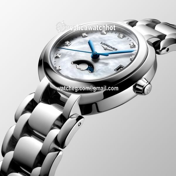 Longines PrimaLuna Womens watch Quartz Steel L8.115.4.87.6 2