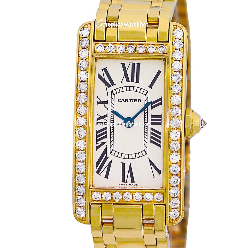 Cartier Tank Americaine Womens watch Yellow gold W42838178232 2