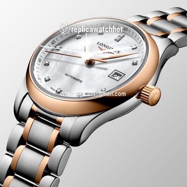 Longines Master Collection Womens watch Automatic Gold Steel L2.257.5.89.7 2