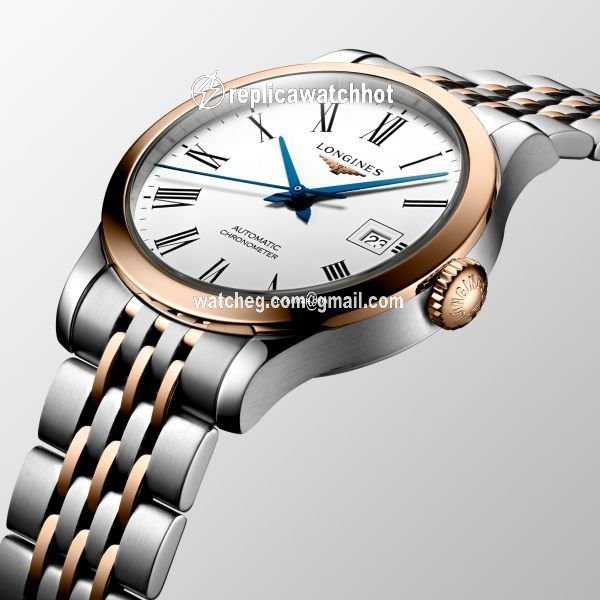 Longines Record Womens watch Automatic Gold Steel L2.321.5.11.7 2