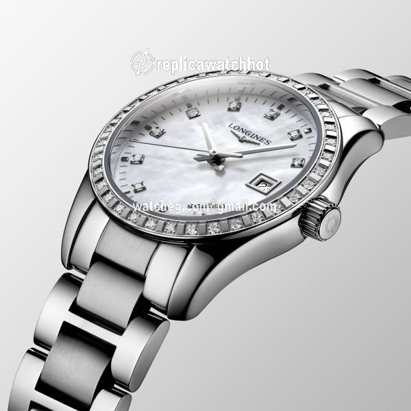 Longines Conquest Classic Womens watch Quartz Steel L2.286.0.87.6 2