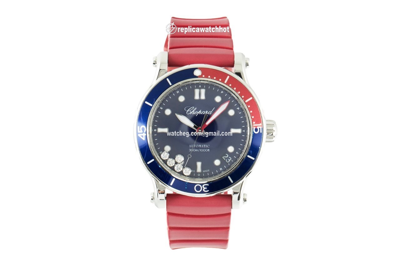Chopard Happy Diamonds Womens watch Automatic Steel 278587-3002 2
