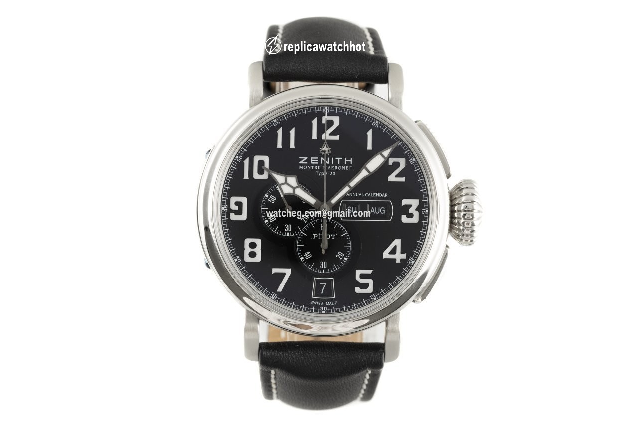 Zenith Pilot Type 20 Annual Calendar Mens watch Unisex Automatic Steel 03.2430.4054 21.C721 2