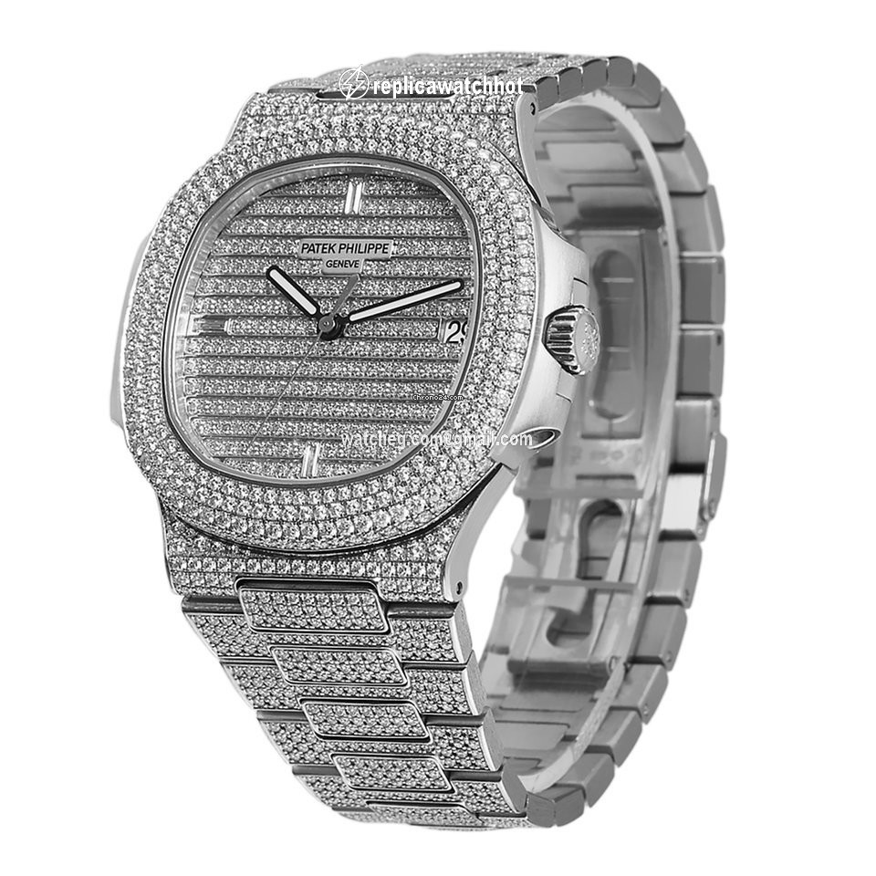 Patek Philippe Nautilus Mens watch Unisex Automatic White gold 5719 1G-001 2