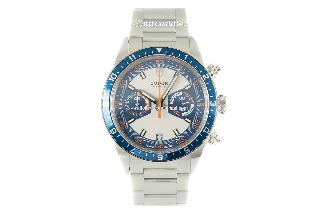 Tudor Heritage Chrono Blue Mens watch Unisex Automatic Steel 70330B 2