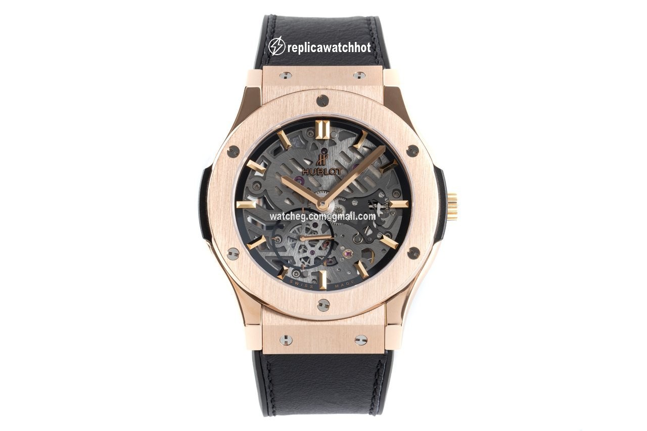 Hublot Classic Fusion Ultra-Thin Mens watch Unisex Manual winding Yellow gold 515.OX.0180.LR 2