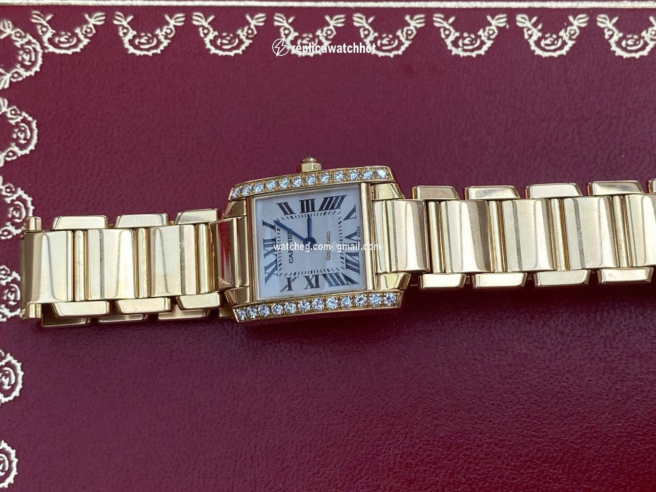 Cartier Tank Francaise Womens watch Quartz Yellow gold WJTA0024 2