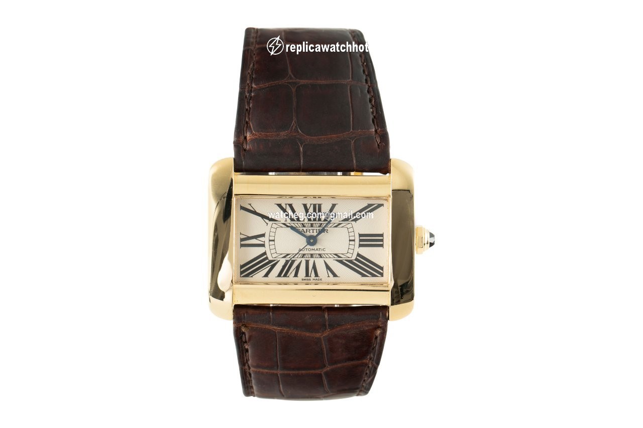 Cartier Tank Divan Mens watch Unisex Automatic Yellow gold 2603 2