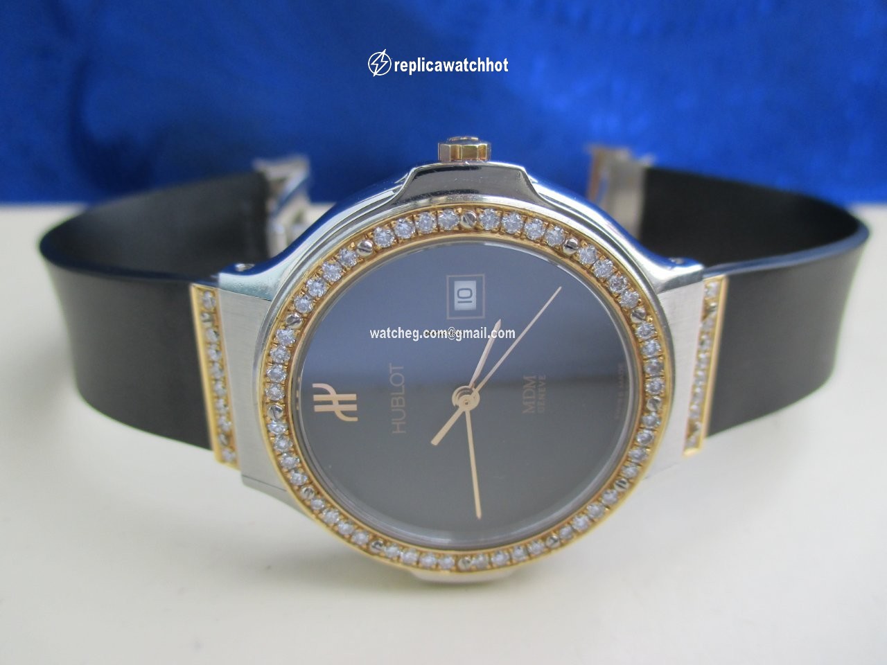Hublot Classic Mens watch Unisex Quartz Gold Steel 1401.2 2