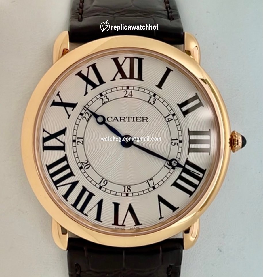 Cartier Ronde Louis Cartier Mens watch Unisex Manual winding Rose gold W6801004 2