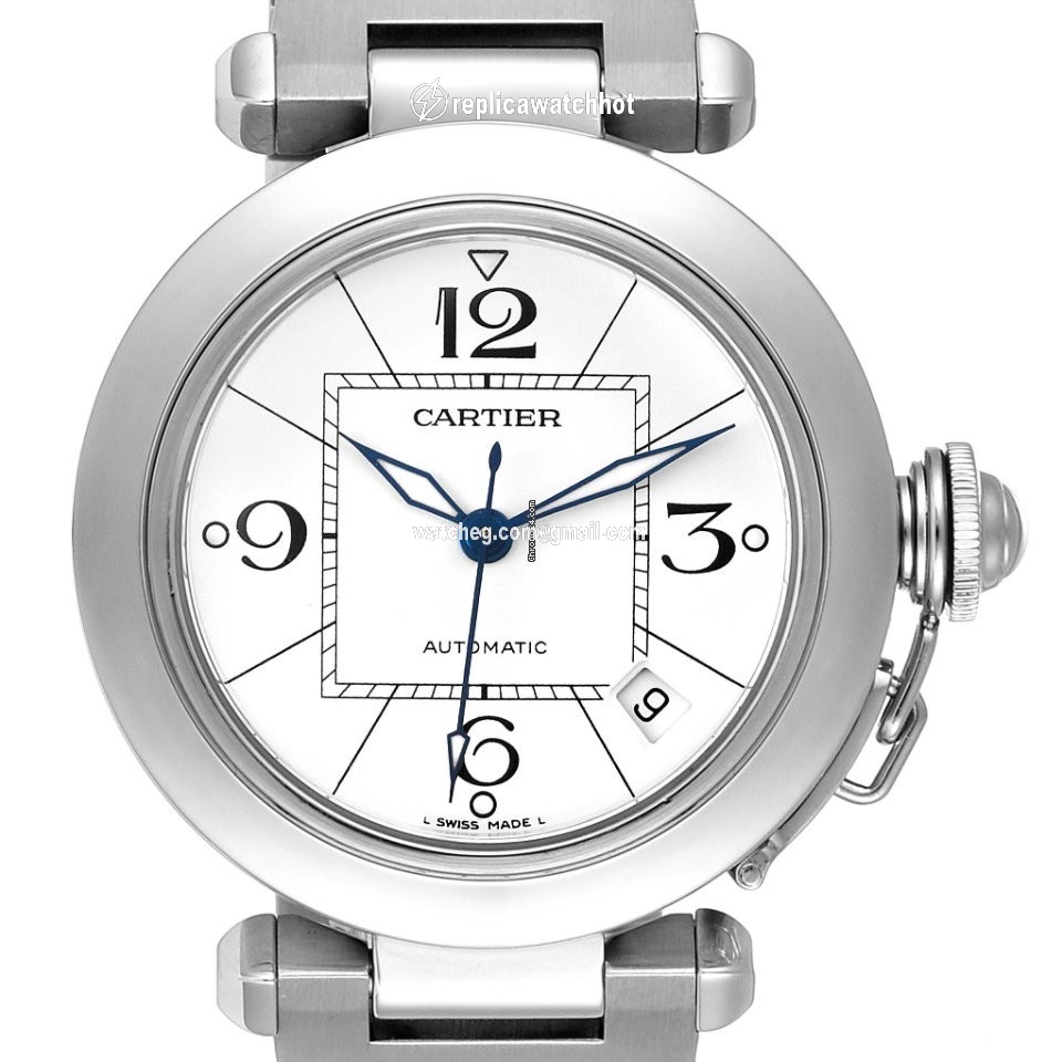 Cartier Pasha C Mens watch Unisex Automatic Steel W31074M7 2