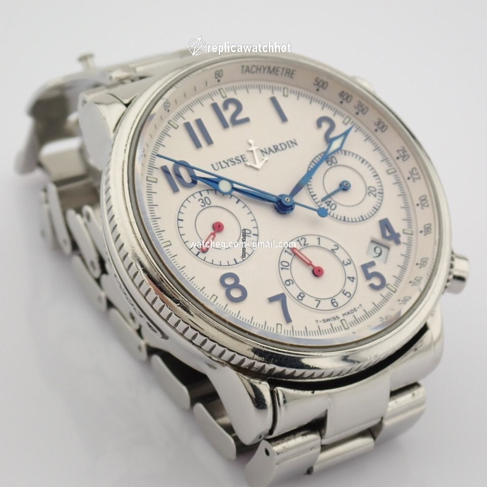 Ulysse Nardin Marine Chronograph Mens watch Unisex Automatic Steel 353 22 2