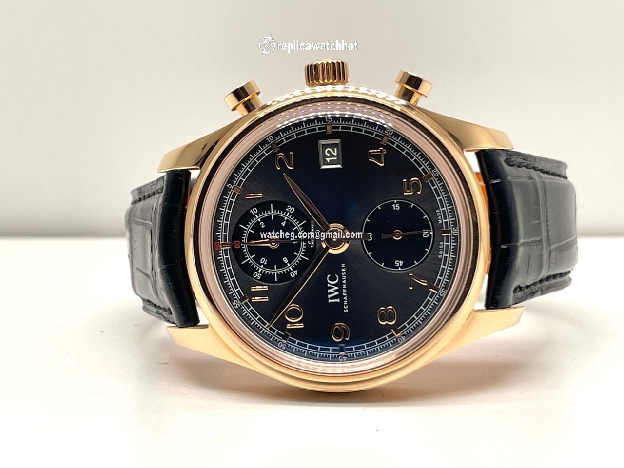 IWC Portuguese Chronograph Automatic Rose gold IW390405 2