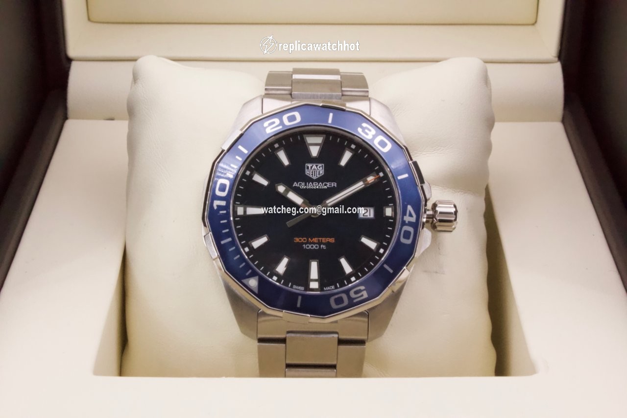 TAG Heuer Aquaracer Mens watch Unisex Quartz Steel WAY101C.BA0746 2