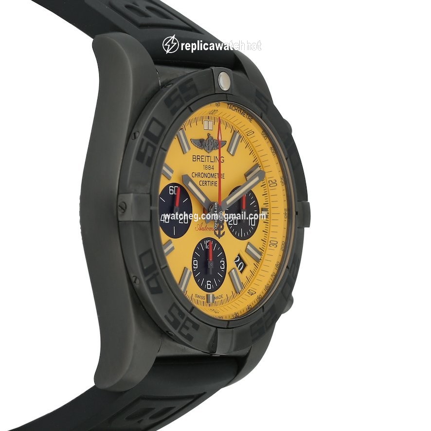 Breitling Chronomat 44 Blacksteel Mens watch Unisex Automatic Steel MB0111C3 I531 2