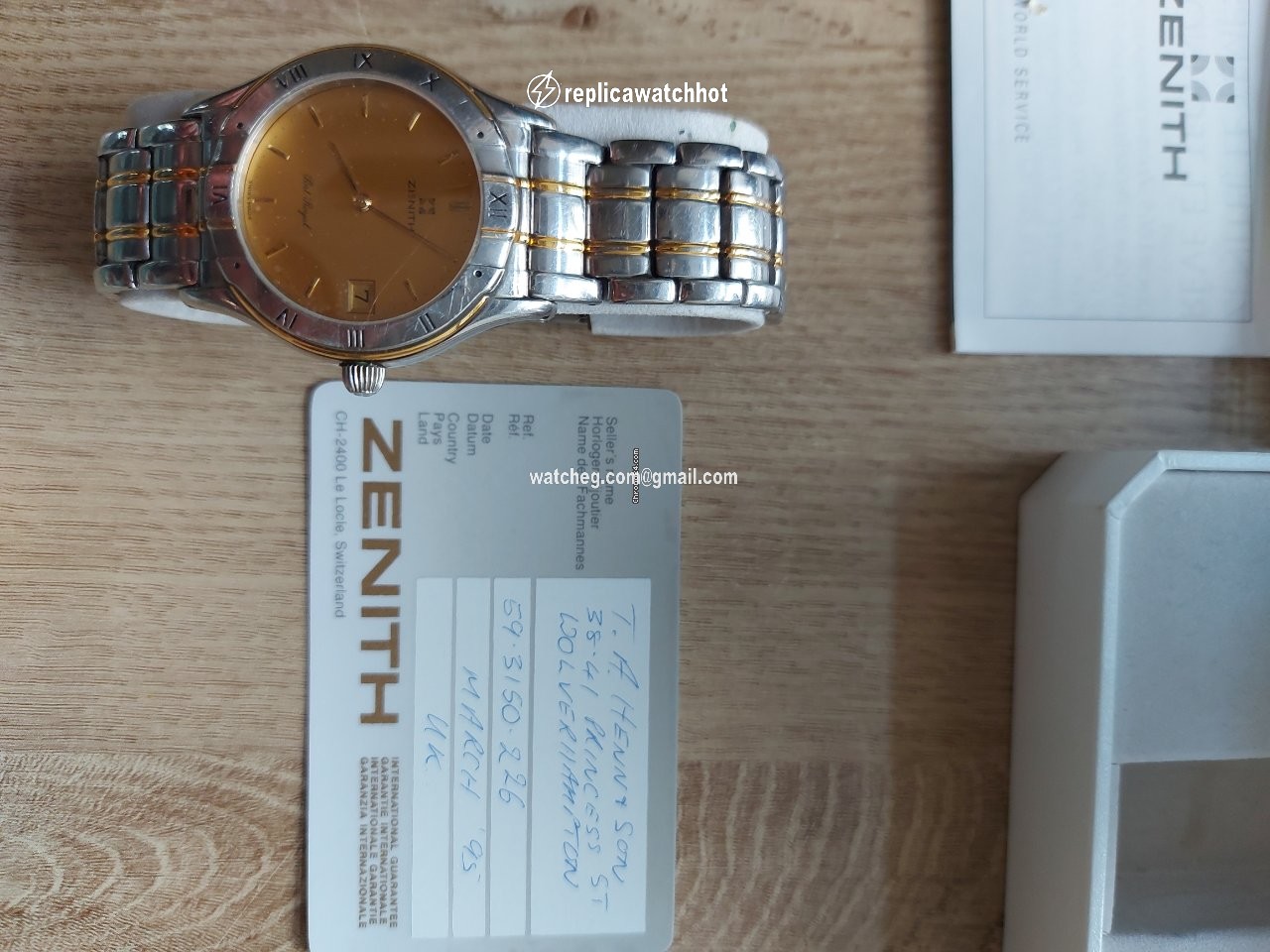 Zenith Port Royal Mens watch Unisex Quartz 59.3150.226 2