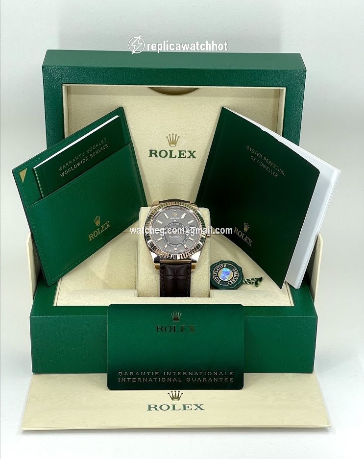 Rolex Sky-Dweller Mens watch Unisex Rose gold Automatic 326135-0007 2