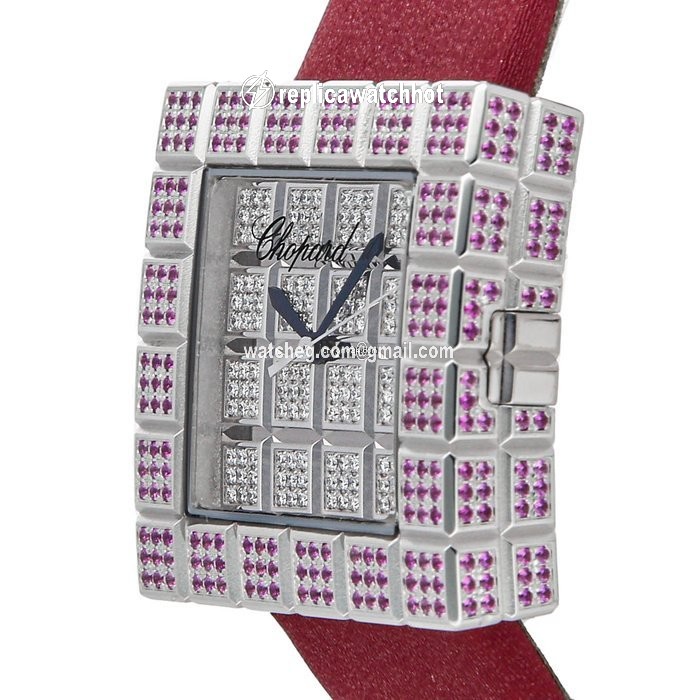 Chopard Ice Cube Womens watch Quartz White gold 13 6858 8-42 2