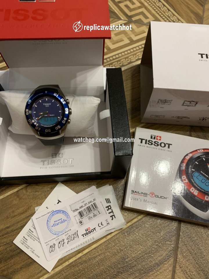 Tissot Sailing-Touch Mens watch Unisex Quartz Steel T056.420.27.041.00 2