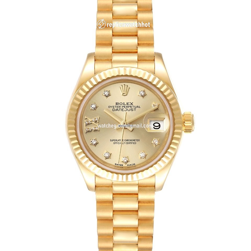 Rolex Lady-Datejust Womens watch Yellow gold Automatic 279178 2