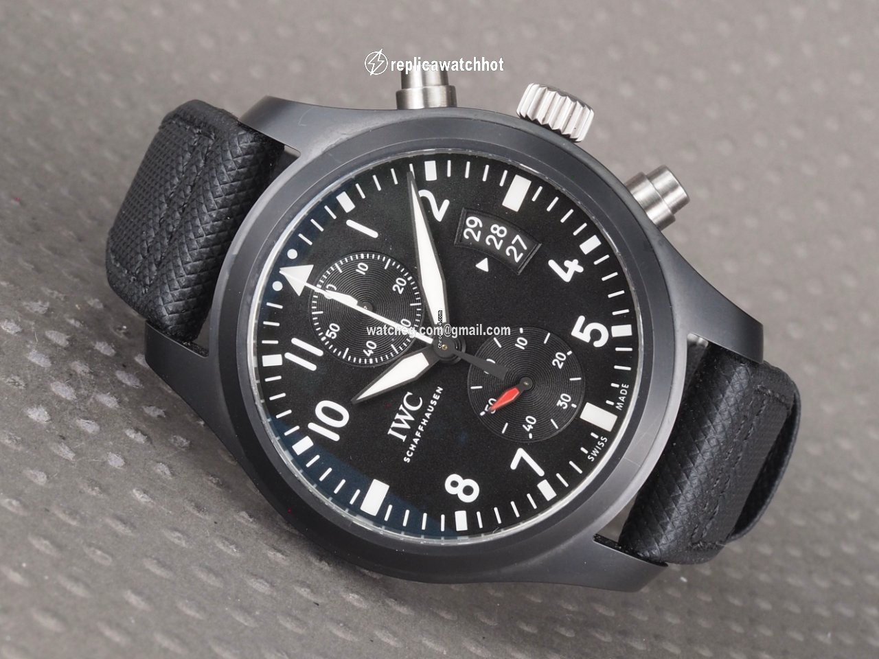 IWC Pilot Chronograph Top Gun Mens watch Unisex Automatic Ceramic IW388007 2