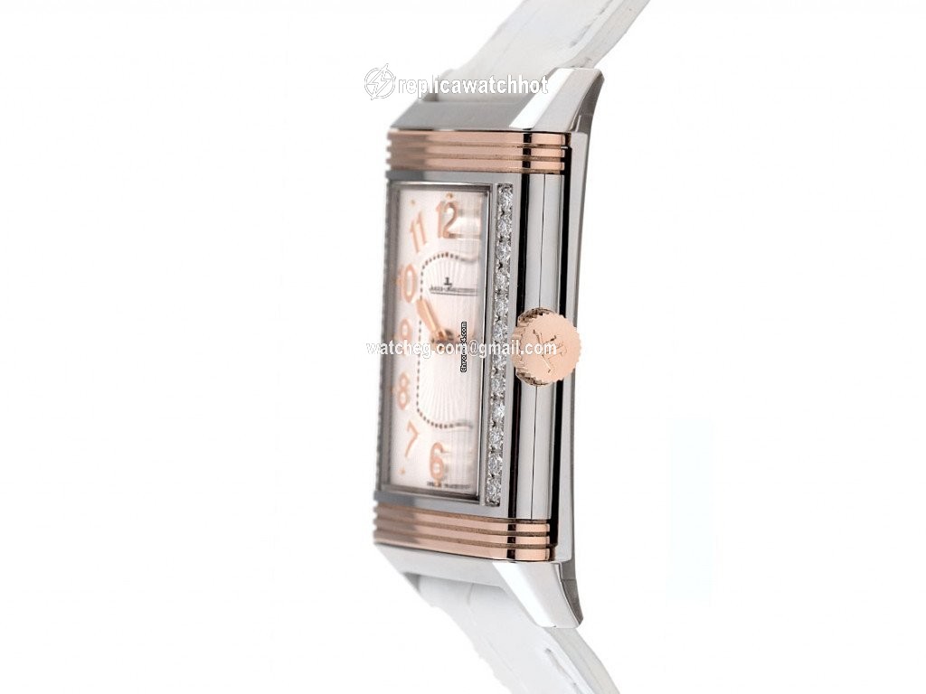 Jaeger-LeCoultre Grande Reverso Lady Ultra Thin Mens watch Unisex Manual winding Gold Steel Q3224420 2
