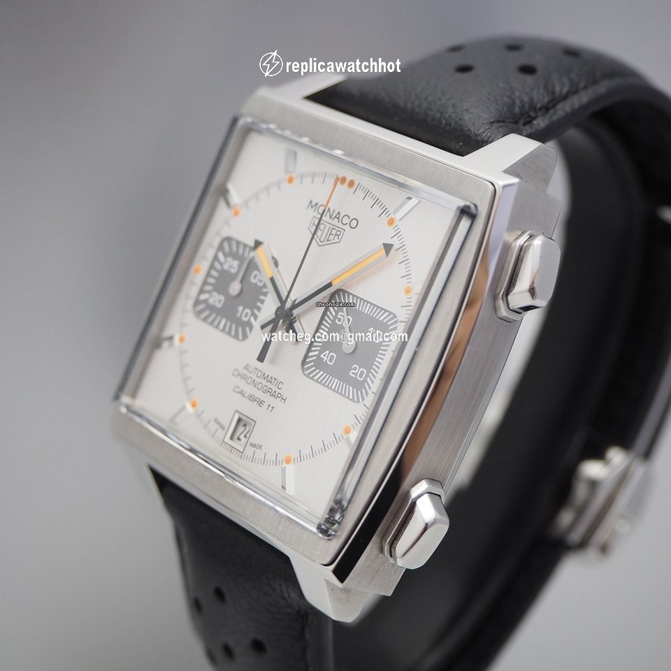 TAG Heuer Monaco Calibre 11 Automatic Steel CAW211C-0 2