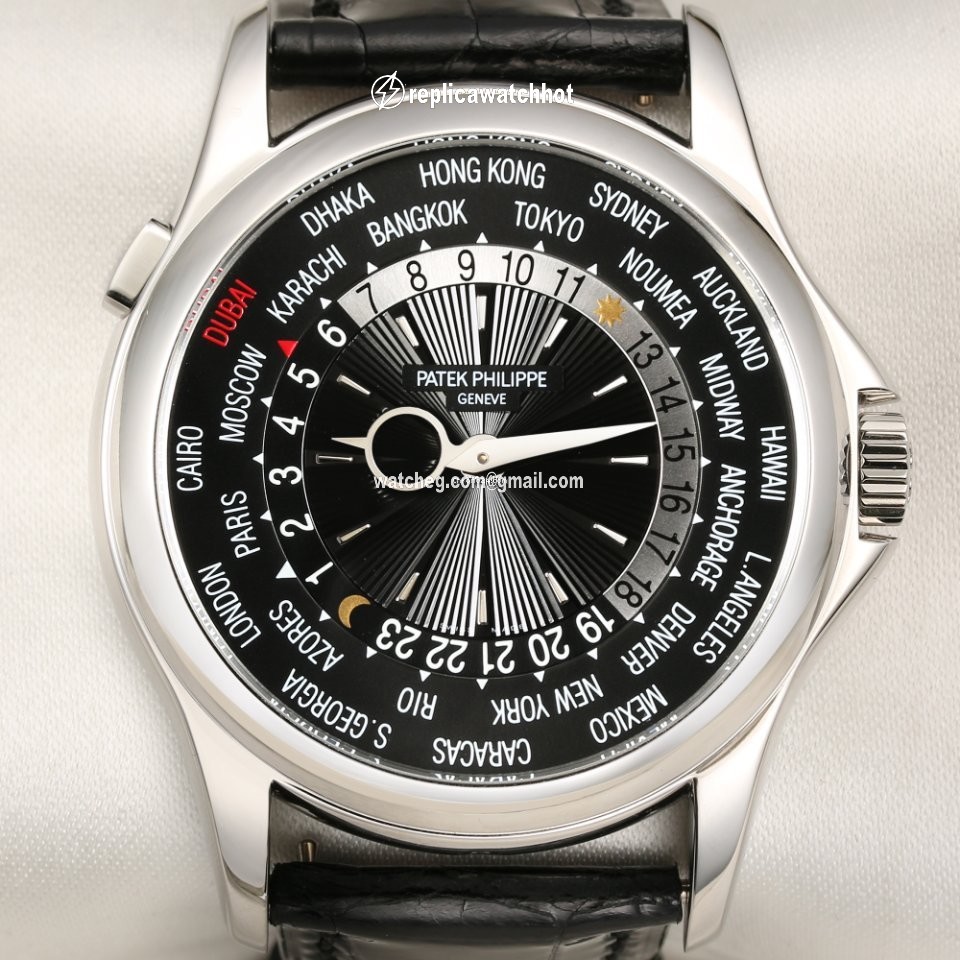 Patek Philippe World Time Mens watch Unisex Automatic Platinum 5130P-014 2