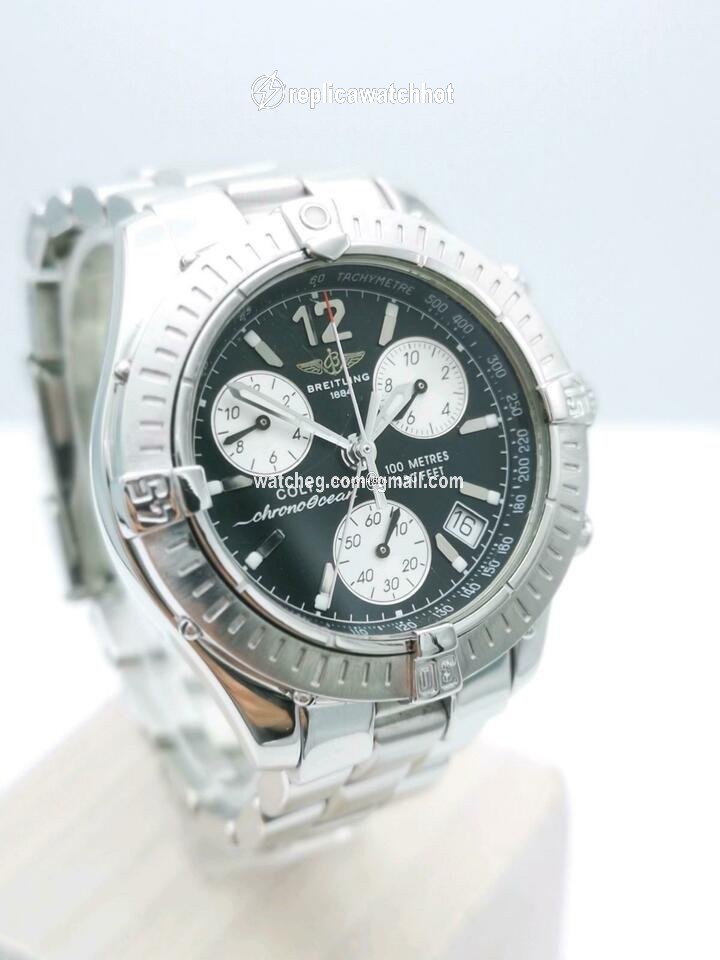 Breitling Colt Chronograph Mens watch Unisex Quartz Steel A53050 2