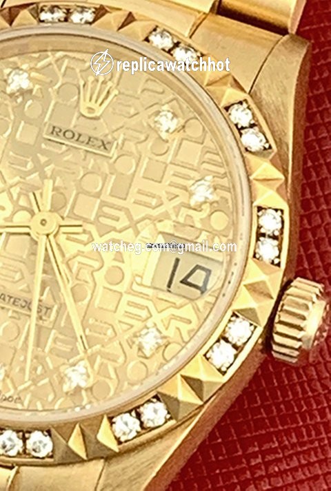 Rolex Datejust 31 Mens watch Unisex Yellow gold Automatic 68258 2