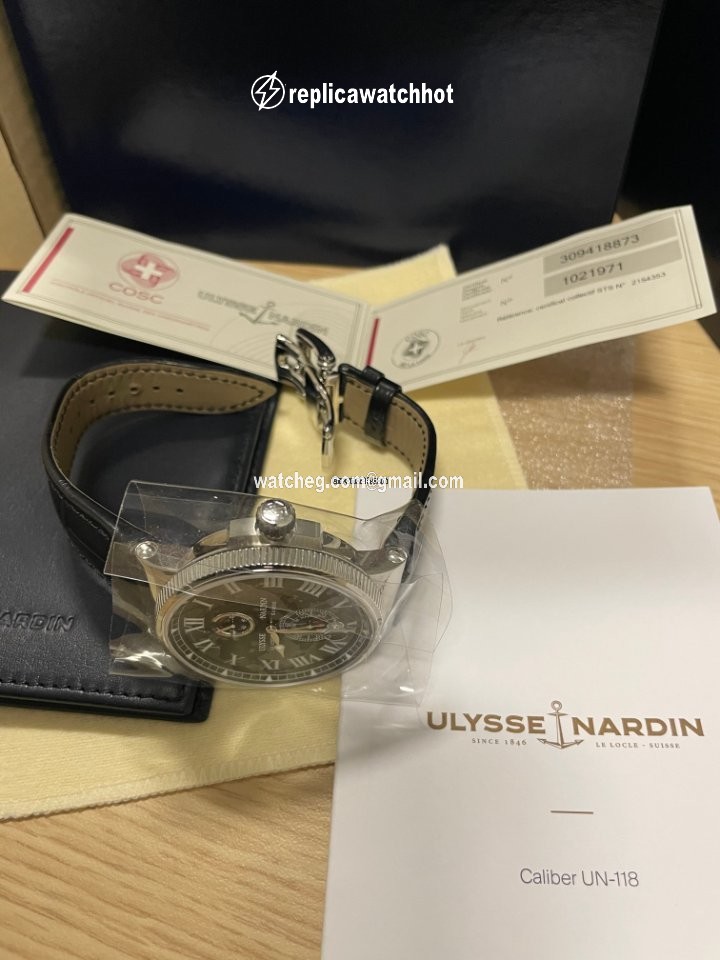 Ulysse Nardin Marine Mens watch Unisex Automatic Steel 183-122-3-42 2
