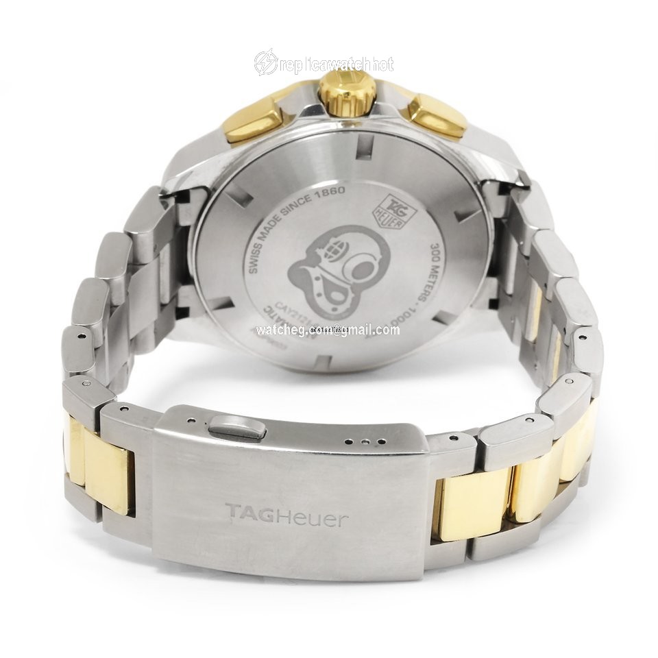 TAG Heuer Aquaracer Mens watch Unisex Automatic Gold Steel CAY2121-0 2