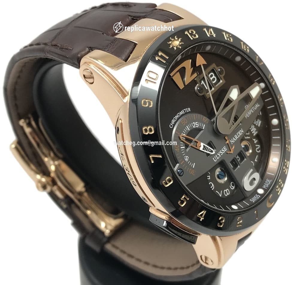 Ulysse Nardin El Toro  Black Toro Mens watch Unisex Automatic Rose gold 323-00 2