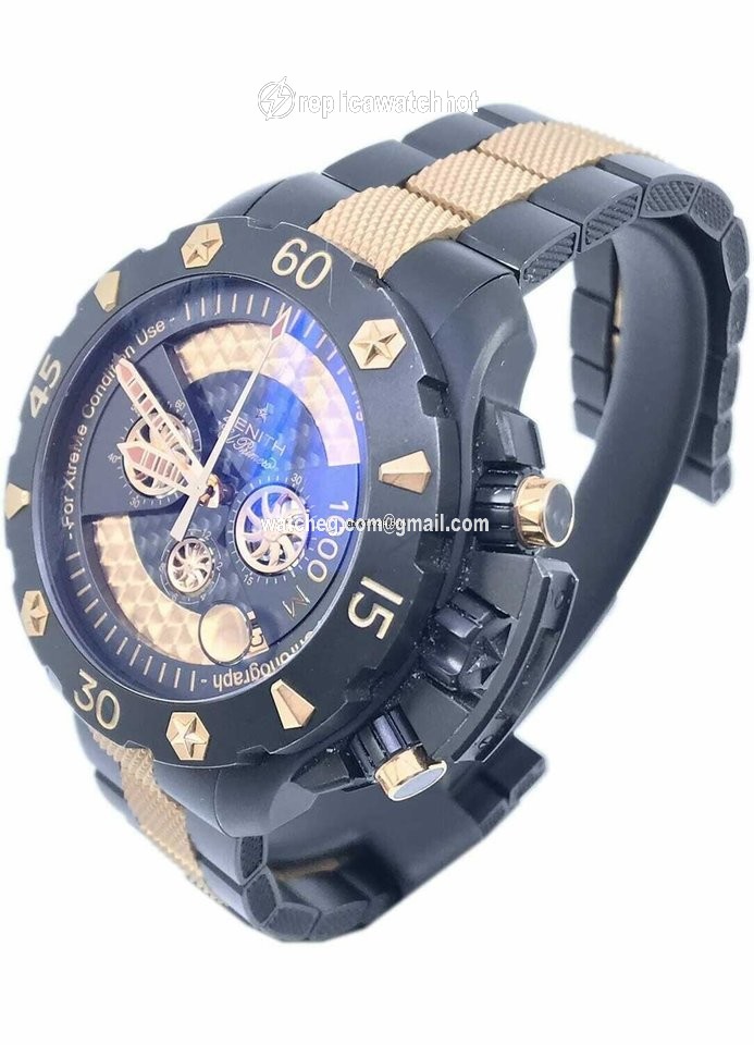 Zenith Defy Mens watch Unisex Automatic Gold Steel 96-0528-4000-21-M528 2