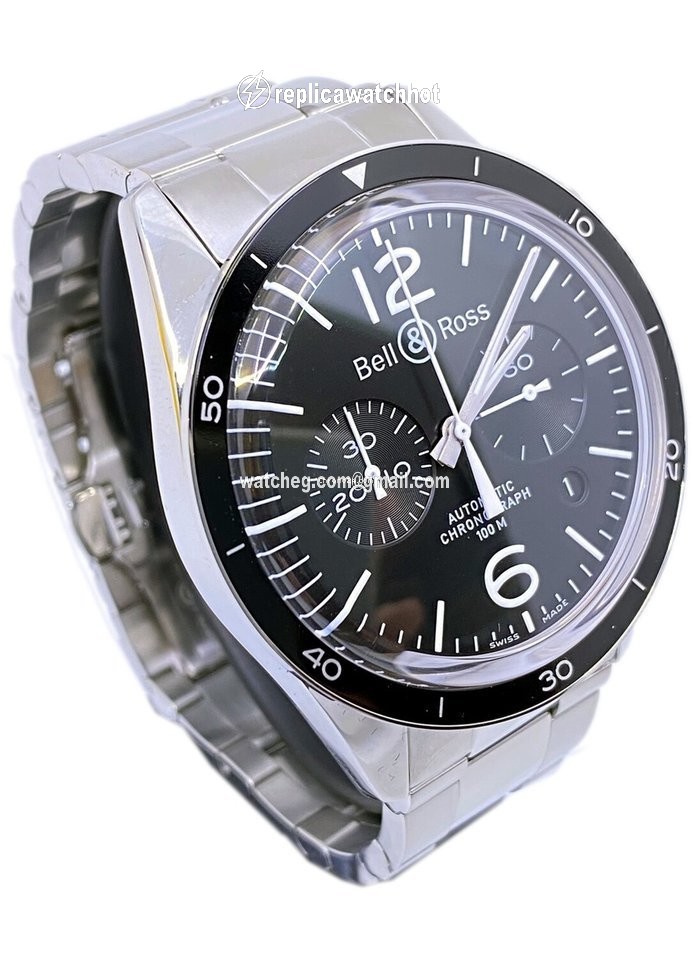Bell & Ross BR V1 Mens watch Unisex Automatic Steel BRV126-BL-BE-SST 2
