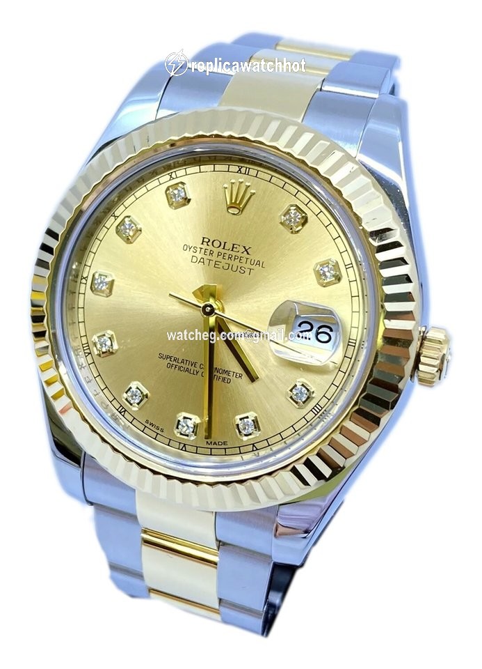 Rolex Datejust II Mens watch Unisex Gold Steel Automatic II 116333 2
