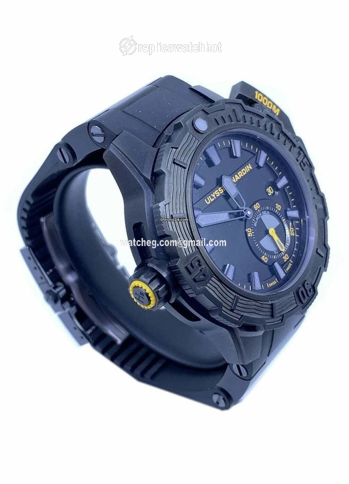Ulysse Nardin Mens watch Unisex Automatic Titanium 3203-500LE-3 BLACK-OMW 2