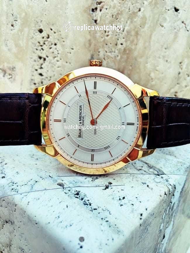 Baume & Mercier William Baume Mens watch Unisex Manual winding Rose gold 8794 2