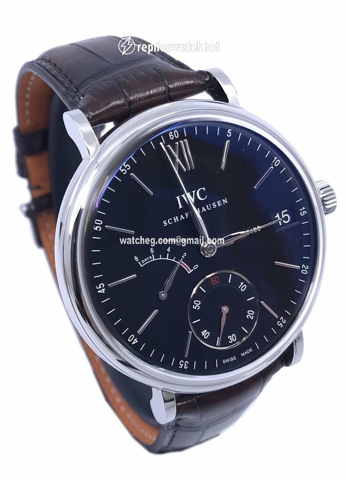 IWC Portofino Hand-Wound Mens watch Unisex Manual winding Steel IW5101-02 2